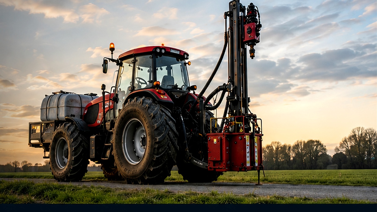Rossingh Geophysics sonic drilling tractor