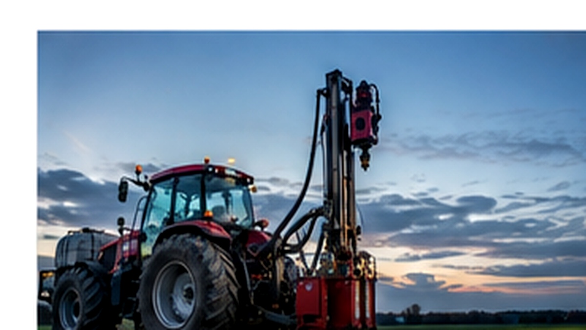 Shot hole drilling operation